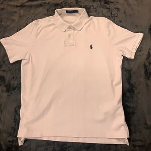 All white authentic Ralph Lauren polo Tee